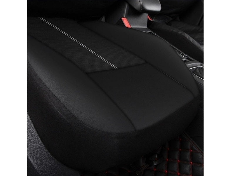 PU Leather Car Seat Cover 5 Seater Full Set Front Rear Cushion Mat Protector
