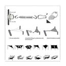 Triangular Shade Sail Hardware Pack Mounting Accessory