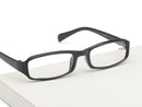 Reading Glasses Readers Rectangular Business Plastic Frame Unisex 1.0
