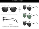 BLACK HD Polarized Lens Sunglasses Anti-Blue Ray Hydrophobic