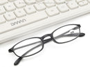 Black 4.0 Reading Glasses Readers Rectangular Business Plastic Frame Unisex