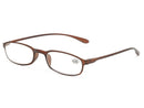 Reading Glasses Readers Rectangular Business Plastic Frame Unisex 2.5