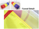 4PCS Pop-Up Square Triangle Tunnel Play Tent Kit Set