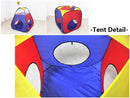 4PCS Pop-Up Square Triangle Tunnel Play Tent Kit Set