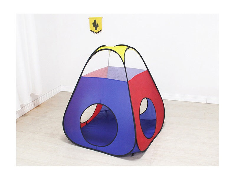4PCS Pop-Up Square Triangle Tunnel Play Tent Kit Set