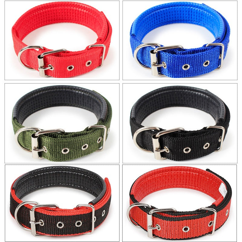 Nylon Dog Collar Multi Colours 4 * 70CM