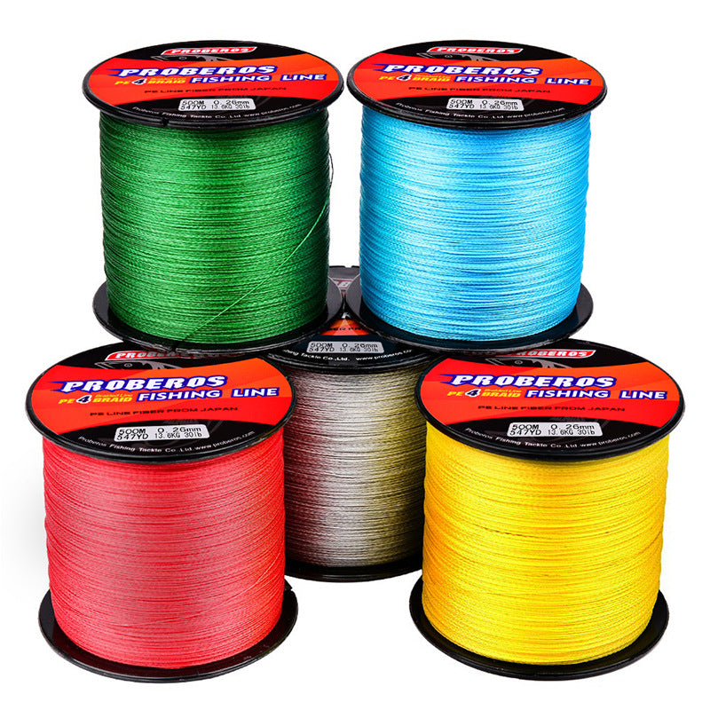 Braided Fishing Line 4 Strands Stronger Multifilament PE Braid Wire4.0
