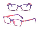Kids Anti-Blue Light Glasses Square Frame Protect Eyesight for Boys Girls