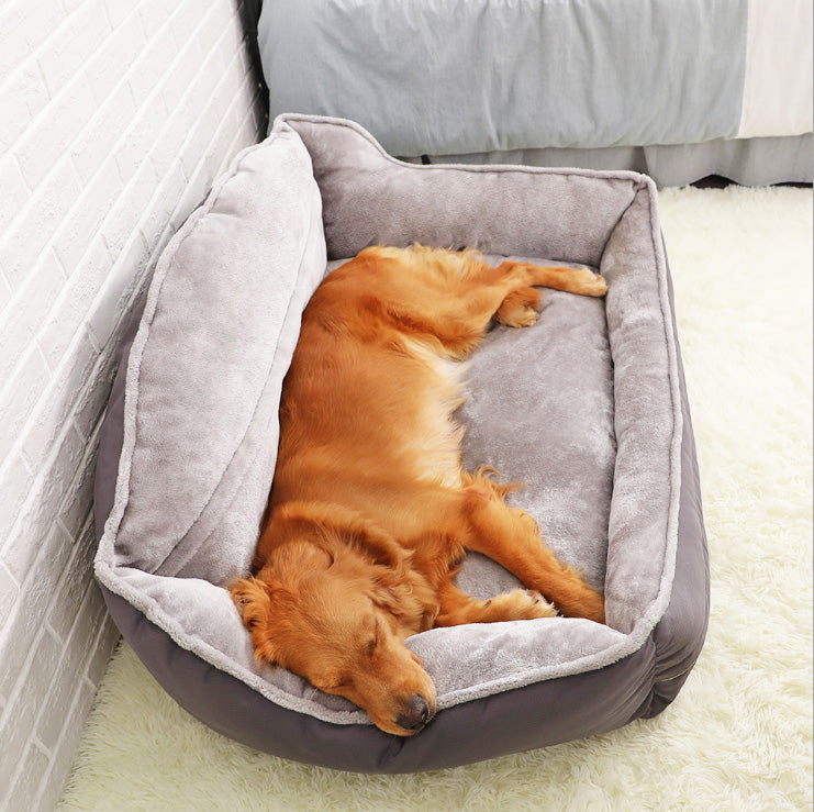 High back bolster comfort Pet bed Dog Bed Super Thick Warm 4 Size Available