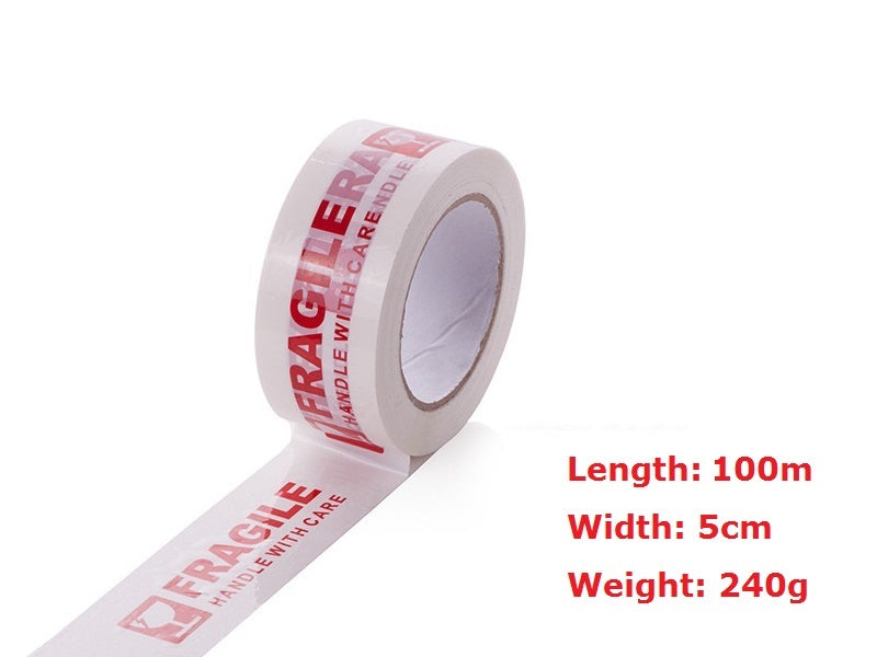 FRAGILE Packaging Tape - (5 Rolls) 48MM