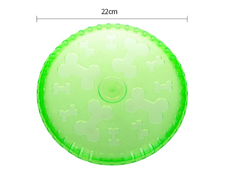 New Frisbee Flying Disc Tooth Resistant Outdoor Pet Dog Training Fetch Toy