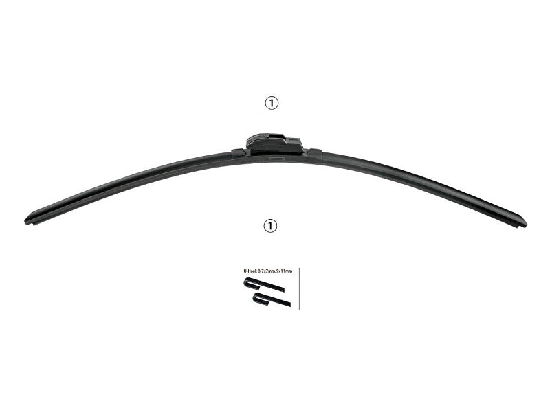 Universal Frameless Wiper Blade