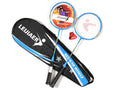 2PCS Badminton Racquet Racket with Zipper Cover Shoulder Bag