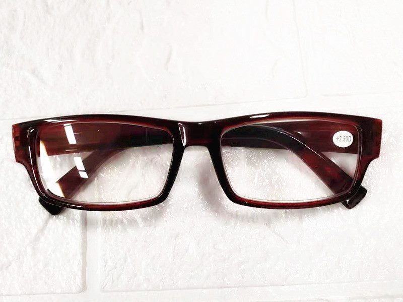 Reading Glasses Readers Rectangular Business Plastic Frame Unisex 3.0