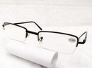Ultra Light Reading Glasses Readers Rectangular Half Metal Frame 3.00
