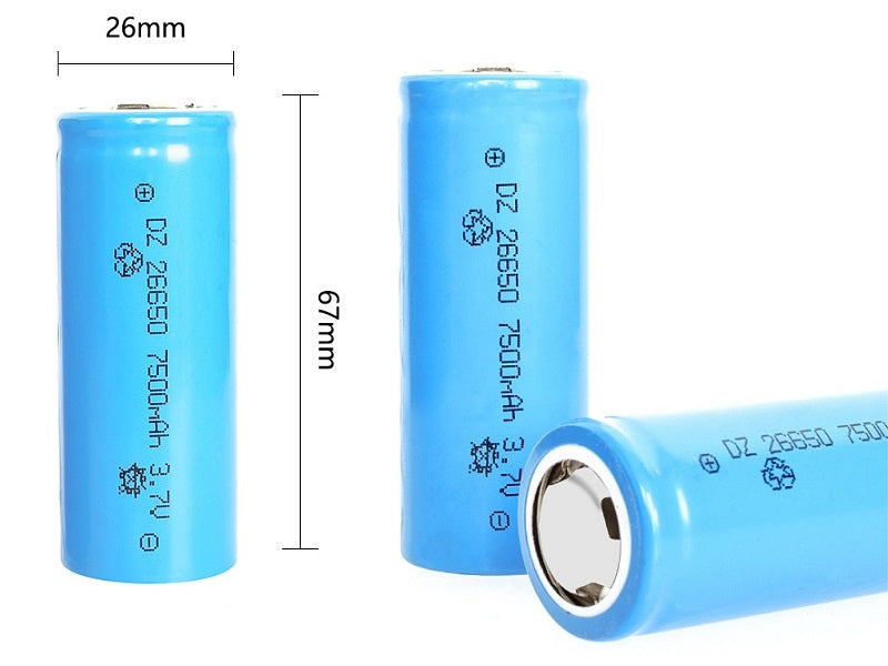 3.7V 26650 Rechargeable Battery