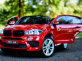 Two Seat BMW X6M Kids 12V Ride On Car with Remote - RED