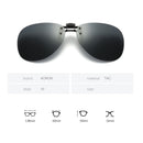 Night Vision Anti Glare Polarized Clip On Driving Glasses Sunglass