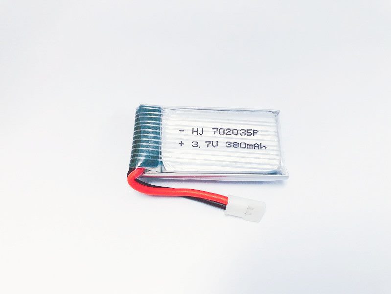 3.7V 380mAh Li-Po Rechargeable Battery for Drone