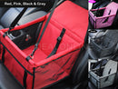 Waterproof Pet Cat Dog Car Seat Cover - Red Premium