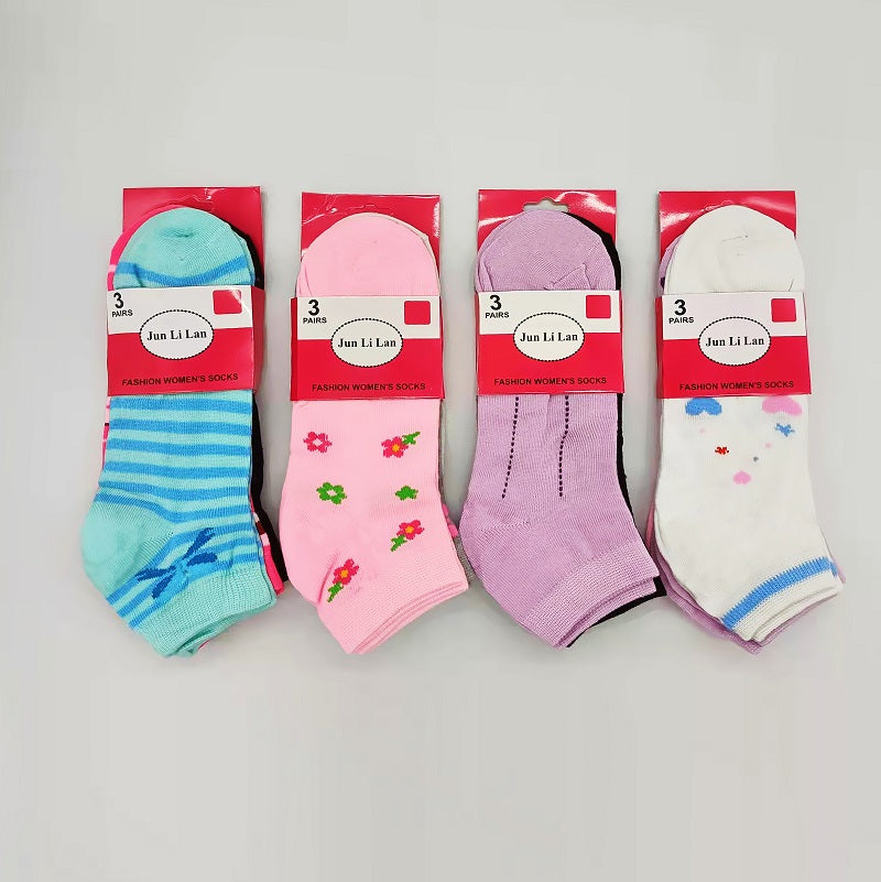 12 Pairs Woman Socks Sport Socks Ankle Socks (SIZE6-10)