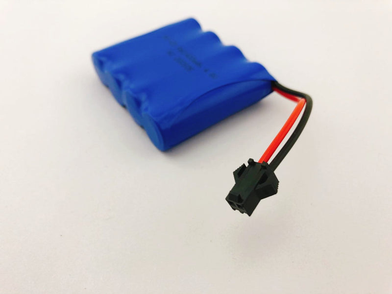 4.8V 1400mAh Rechargeable Battery for RC Car Boat Black