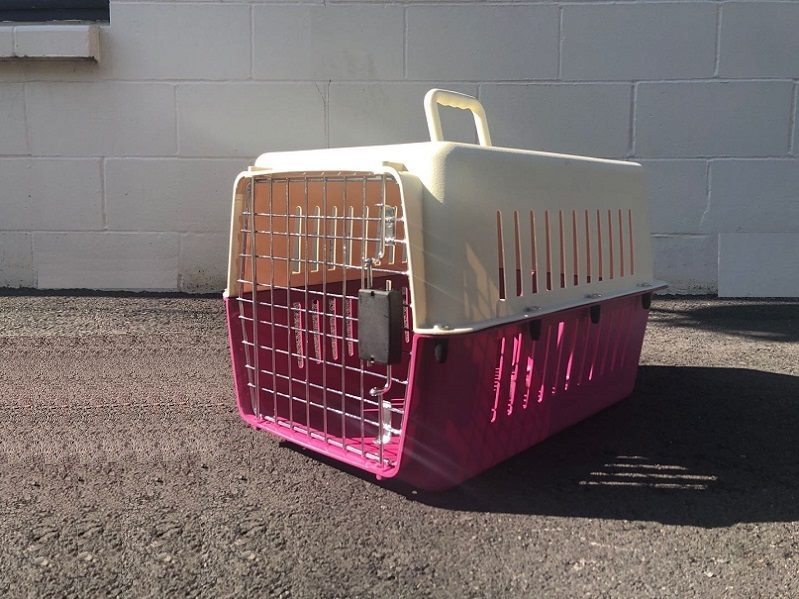 Size M 50CM Dog/Cat Travel Cage/Carrier - PINK
