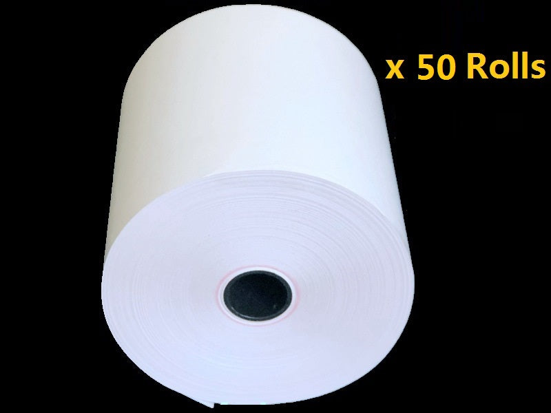 (50 Rolls) 80X80MM Thermal Eftpos Paper Roll Receipt Paper Rolls