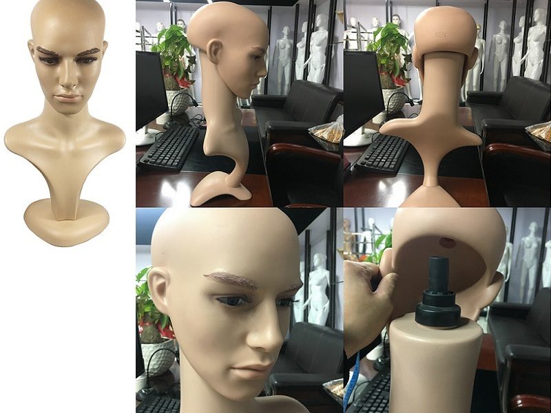 Adjustable Male Mannequin Head (TALL)