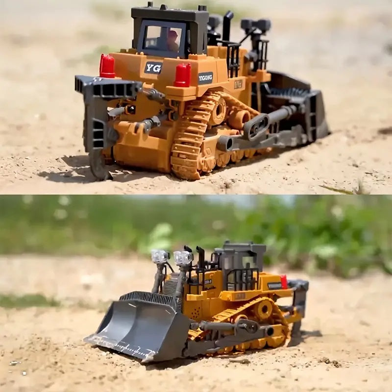 Remote Control Engineering Vehicles Series - 1:24 Bulldozer  9 Channels 2.4G