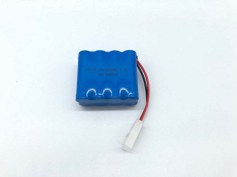 9.6V 1400mAh White Rechargeable Battery for RC Car Boat