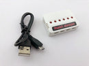 6 in 1 3.7V USB Charger for Drone