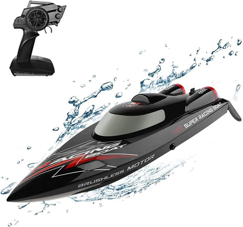 55km/h Brushless Motor High Speeds R/C Boat 2.4G w/ LED Light Water Cooling