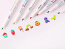 (12PCS/PACK) Whiteboard Marker Pen - Fine tip , Colourful
