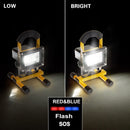 Rechargeable Portable LED Work Light with Stand,30LEDs,50W Water-resistant