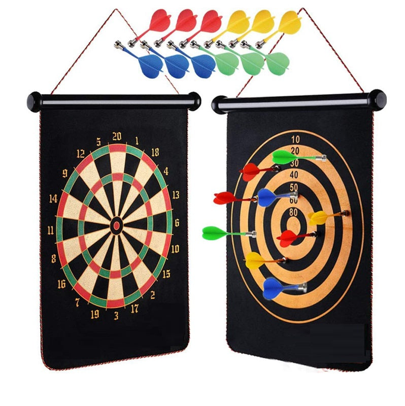 11" Portable Safety Magnetic Double-Side Dart Mat