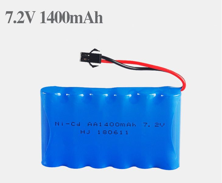 7.2V 1400mAh BLACK Rechargeable Battery for RC Car