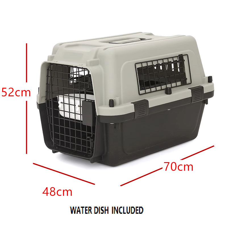 Pet AIRLINE Travel Cage/Carrier/Crat 70*48*52CM with Water Dish