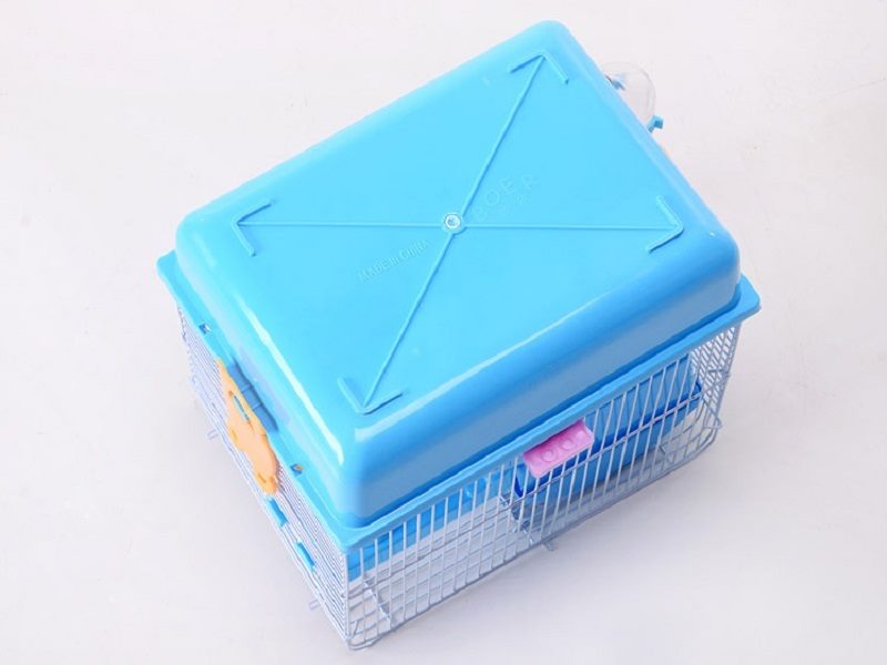 2 Tiers Gorgeous Hamster Mouse Pet Toy Storey Fantasia Hamster Cage Castle BLUE