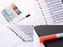 (12PCS/PACK) Whiteboard Marker Pen - Fine tip , Colourful