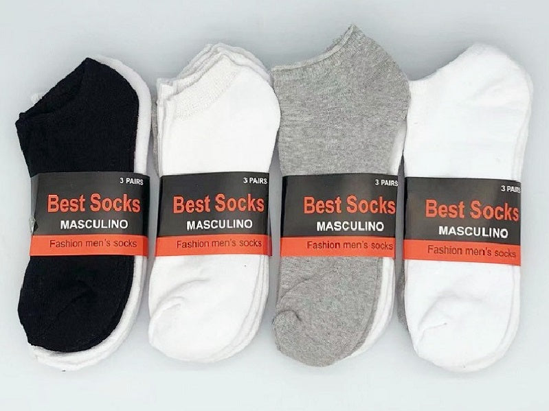 (12 Pairs) Unisex Sport Socks Cushion Socks Ankle Socks