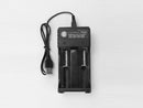 USB Charger for 18650 Rechargeable Battery 2 Slot