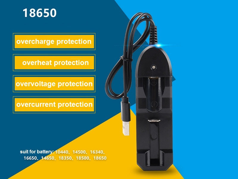 USB Charger for 18650 Rechargeable Battery