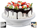 Rotatable Cake Turntable +Rubber Base Ring+Scraper