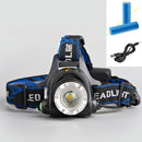 Headlamps Headlight Waterproof Rechargeable 1600 lm Adjustable Focus