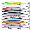 10pcs/p Large Fishing Lures 18cm Hard Bait Lures with Treble Hook Lifelike