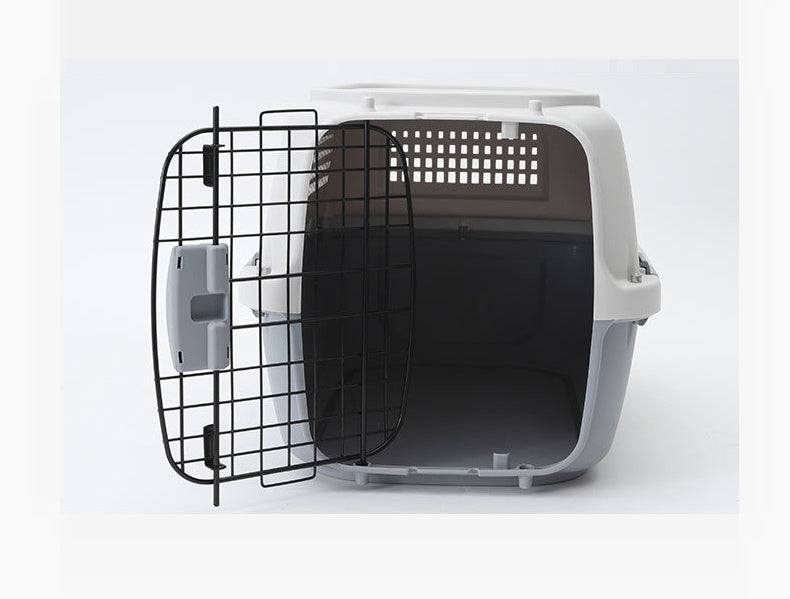 57CM GREY  - Dog/Cat Airline Travel Cage/Carrier