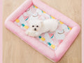 XL Soft Breathable Pet Lay Cooling Mat Pad Bed For Summer Dog Cat Pup