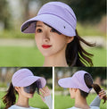 Women Summer Sun Protection Baseball Adjustable Cap Hat Unisex Golf UPF 50+