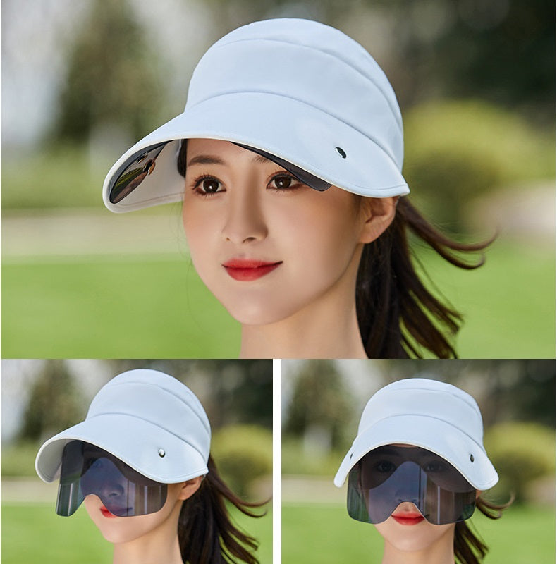 Women Summer Sun Protection Baseball Adjustable Cap Hat Unisex Golf UPF 50+